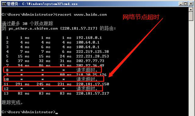 各种网络故障如何查找原因？